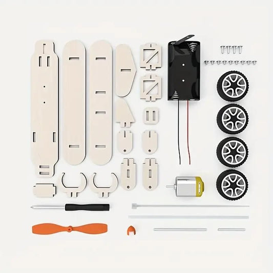 DIY Wooden Airplane Model Kit - Educational Manual Skills Development Tool